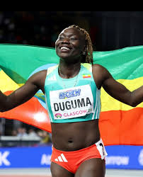 Reigning Olympic silver medalist Tsige Duguma