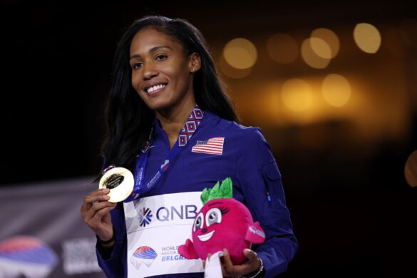 Ajee Wilson, 800m World Gold Medalist.