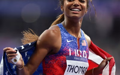 Olympic gold medalist,200 m Paris Olympic