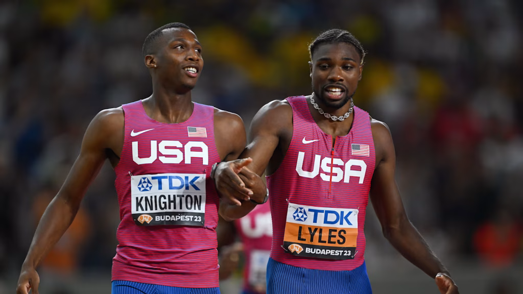 Noah Lyles and Errigton