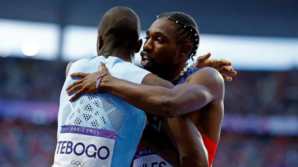 Justin Gatlin: 3 U.S. Sprinters Who Could Topple Noah Lyles at Outdoor Nationals 7 olympics noah lyles and botswanas tebogo 084755251 16x9 0