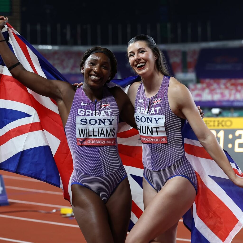British Star Amy Hunt Details the Training Regime Behind Her Sprinting Surge 6 relay had fun 4x100 world champions %F0%9F%87%A8%F0%9F%87%B3%F0%9F%90%89%E2%9C%A8so proud of us %E2%9D%A4%EF%B8%8F %F0%9F%94%A5