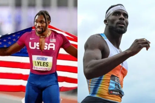 “I Just Want to Stay Undefeated” – Kenny Bednarek Sets Sights on 2025 World Title 6 Noha Lyles and Kenny Bednarek