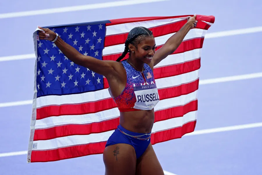 Masai Russell Targets Unique Silver Prize in Pursuit of Track Glory 6 2024 08 10T175322Z 1299061395 UP1EK8A1DOVGY RTRMADP 3 OLYMPICS 2024 ATHLETICS
