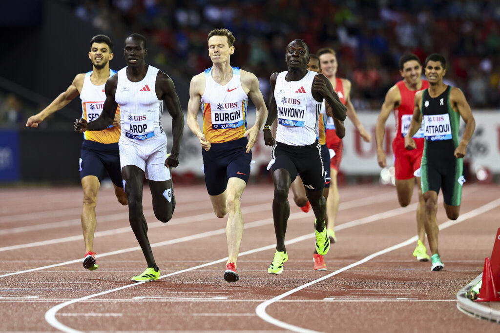 Diamond League Zurich: Olympic Champion Emmanuel Wanyonyi Triumphs in Men’s 800m as Marco Arop Stumbles 7 GzdorxSXkAAQPrQ