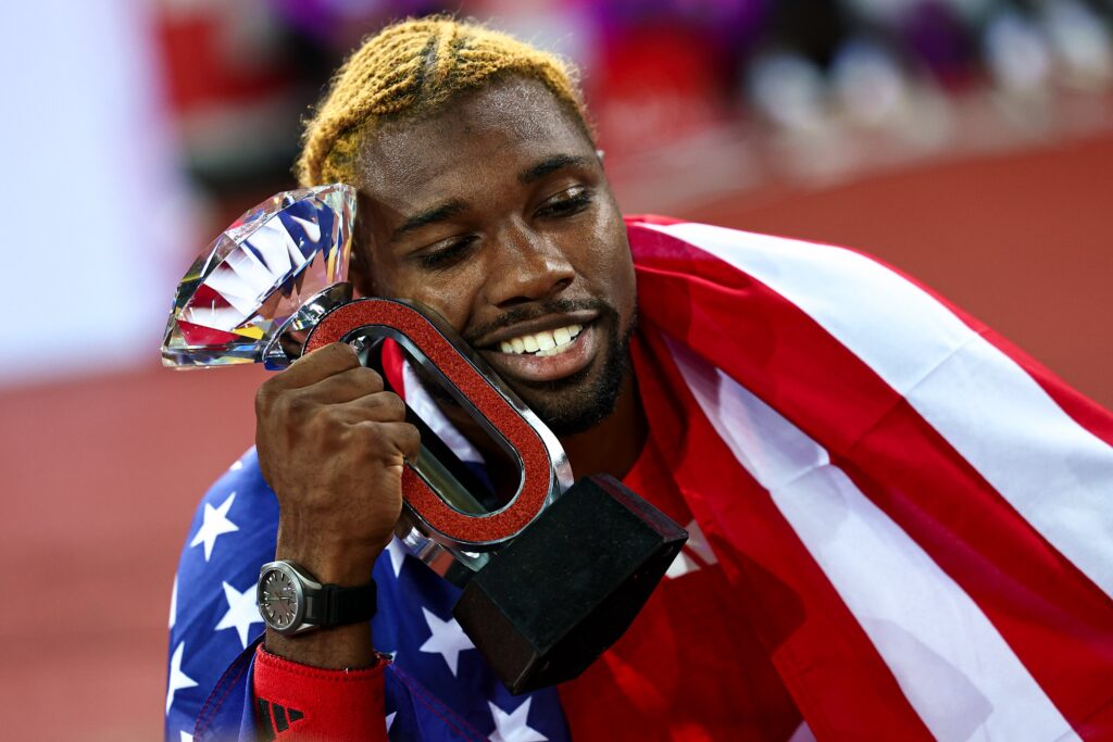 Diamond League Zurich: Noah Lyles Runs Down Letsile Tebogo to Win Men’s 200m 7 GzdsVvyXQAAOm4D