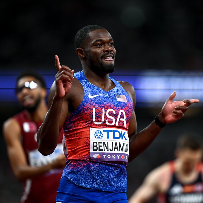World Athletics Championships 2025: Rai Benjamin Runs Season’s Best to Win Men’s 400m Hurdles Gold 6 G1Nc1NfbQAAYcsU
