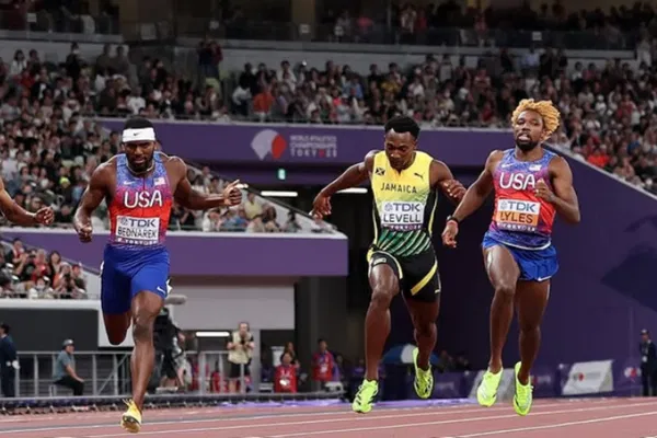 World Athletics Championships 2025: Noah Lyles Equals Usain Bolt’s 200m Legacy with Fourth World Title as Letsile Tebogo Falters 6 Noah Lyles and Kenny Bednarek 2